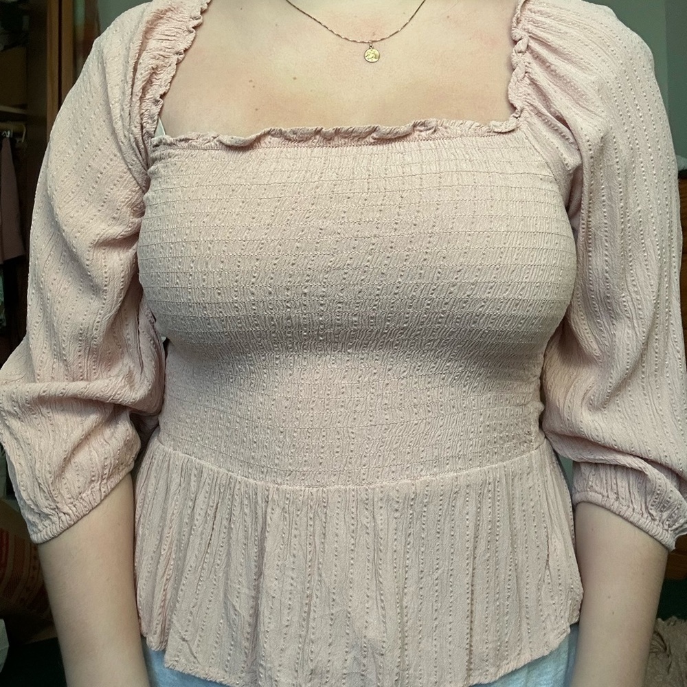 Light Pink American Eagle Blouse